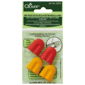 Clover Bouchons Grands Pour Aiguilles Circulaires Multicolore