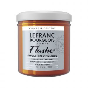 Lefranc & bourgeois Peinture Flashe vinylique - Cuivre iridescent n°836 - 125 ml -