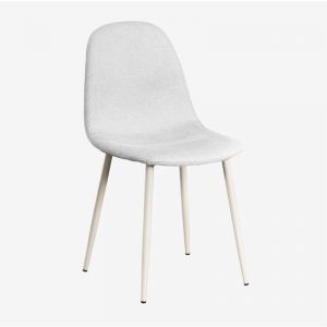 Chaise de salle à manger de luxe Glamm SKLUM Beige Crème