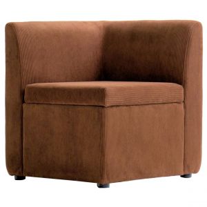 Nordlys - Canapé d'Angle modulable 1 place avec Rangement