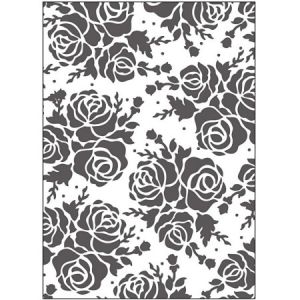 Image de Creotime Matrice d'embossage - Roses - 13 x 18,5 cm