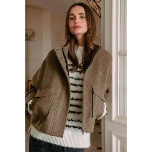 Le Temps des Cerises Blouson kaki Sam