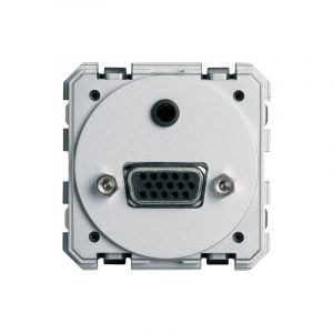 Hager SUB-D15 (VGA+minijack) gallery &agrave; vis (WXF641)