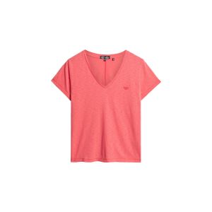 Superdry T-shirt col V brodé et flammé femme