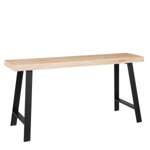 Mica Decorations Banc Plano - L92 x L31 x H46 cm - Epicéa - Marron clair