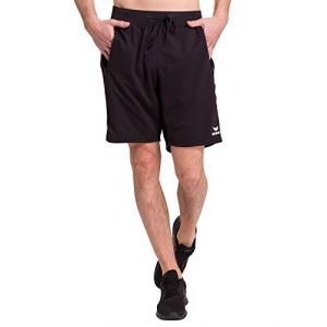Image de Erima Squad Short Court Homme Noir/Blanc FR: 2XL (Taille Fabricant: XXL)