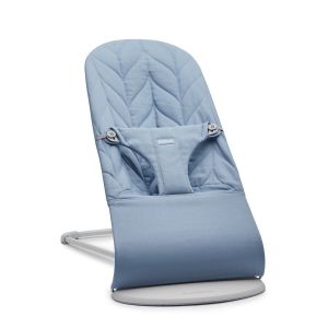 Image de BabyBjörn Transat bliss matelassage pétale coton Bleu - Taille Taille Unique