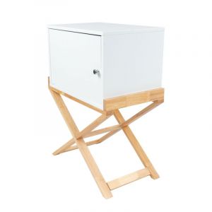 Prix Table d'Ap Design Val&eacute;rie 75cm Blanc