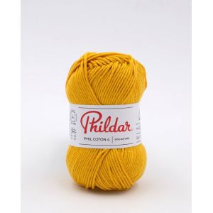 Pelote de fil &agrave; tricoter coton 4 ananas - Phildar