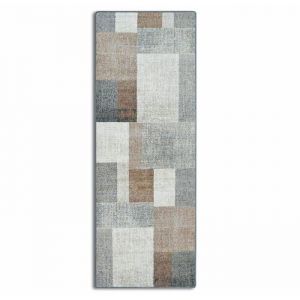 Tapis de couloir Lucano Marron 80 x 200 cm