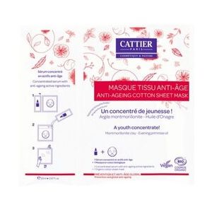 Cattier Masque Tissu Anti-Age Bio 20ml