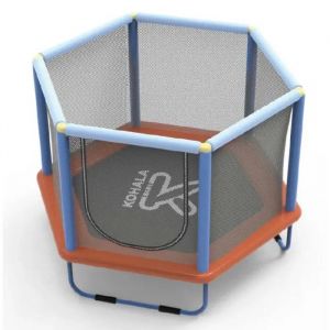 Devessport Trampoline Pour Enfants Kohala Baby, &Oslash;140 Cm,Filet De S&eacute;curit&eacute;, 1 &Agrave; 6 Ans, Int&eacute;rieur/Ext&eacute;rieur, Charge Maximale 50kg