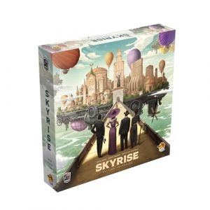 Lucky Duck Games - SKYRISE - Jeu de Soci&eacute;t&eacute; Strat&eacute;gique et Artistique - Jeu de Bluff, Ench&egrave;res & Construction - Cit&eacute; A&eacute;rienne Unique - 2 &agrave; 4 Joueurs - 30-90 Min - D&egrave;s 14 Ans - Version Fran&ccedil;aise