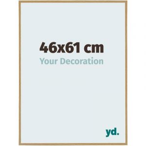 Your Decoration - 46x61 cm - Cadre Photo en Plastique Avec Verre acrylique - Anti-Reflet - Excellente Qualité - Hêtre Clair - Cadre Decoration Murale