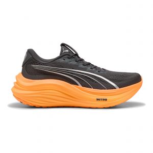 Puma Chaussures de running magmax nitro homme gris fonc&eacute;/orange
