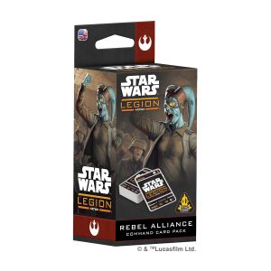 Image de Asmodée Star Wars: Legion – Rebel Alliance Command Card Pack - Cartes Commandement Alliance Rebelle - AMG - Jeux de société - Jeu de Figurines - 2 Joueurs - 14 + - Version française