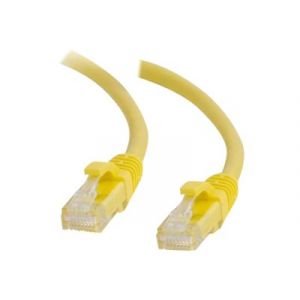 C2g Cordon de raccordement RJ-45 2 m UTP CAT 5e démarré, sans crochet jaune