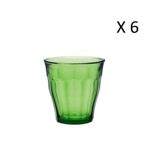 Image de Duralex 6 Gobelets 25 cl Vert Jungle - Picardie