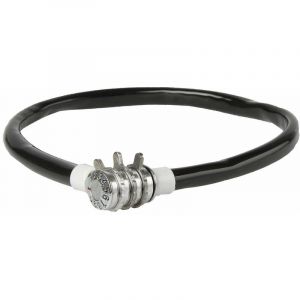 Cyclingcolors Antivol vélo Universel diamètre 12mm à Code Chiffres 3 numéros avec Protection Plastique Poussette