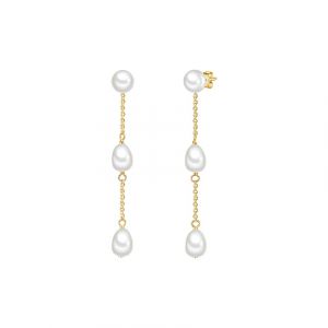 Valero Pearls Boucles d'oreilles 50100080 925 Argent