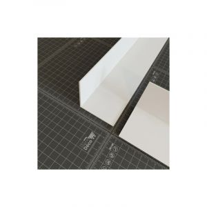 Image de Cornière pvc - Longueur 2.60 m - Blanc - 6 x 6 cm - Blanc