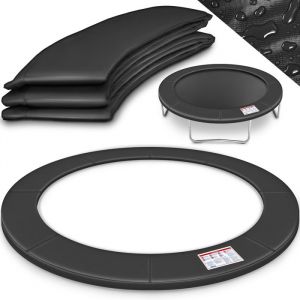 KIDUKU Coussin de protection Trampoline Ø 305 cm Couverture Rembourrage, résistant aux intempéries, aux UV et au gel