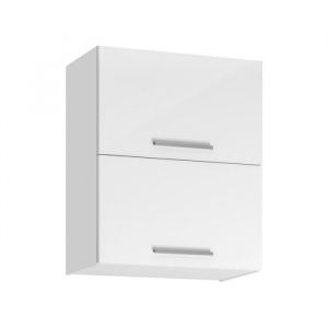 Meuble haut double de cuisine "Salma" - Blanc - L 60 x H 72 cm