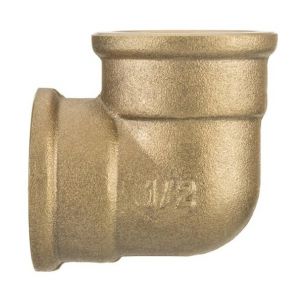 Invena 1 "tuyaux de filetage BSP Connexion Elbow Femme Femme Screwed x Laiton Raccords en fonte