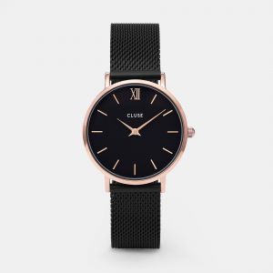 Cluse Montre MINUIT Femme avec Boîtier Rond 33 mm et Bracelet en...