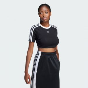 Adidas T-shirt 3 bandes Baby - Black, Black - Taille L