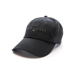 Tommy Jeans Casquette Linear Logo Cap noir pur