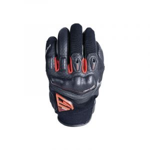 Five Gants cuir/textile RS2 21 noir/rouge- 2XL
