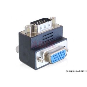 Image de Delock 65289 - Adaptateur VGA M/F angle de 90°