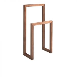 C vet en bois de pin couleur noyer
