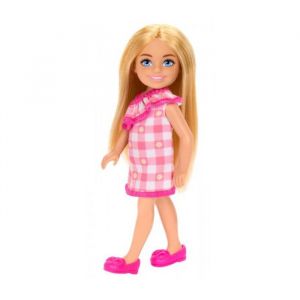 Mattel Poup&eacute;e - Chelsea - Blonde - Robe &agrave; carreaux - 13 cm