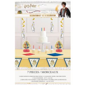 Unique Industries Inc Kit décorations 7 pièces Harry Potter - Couleur Multicolore - Taille Taille