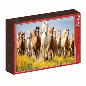 Puzzle de 1000 pièces Alipson Puzzle Course De Chevaux