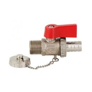 Robinet MM avec levier et bouchon et raccord 1/2