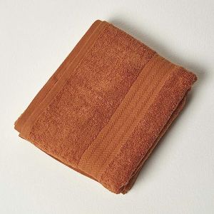 Homescapes - Drap de bain 95 x 150 cm en coton égyptien 500 g/m², Orange - Orange