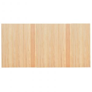 Tête de lit en bois massif ton naturel 200cm - beige