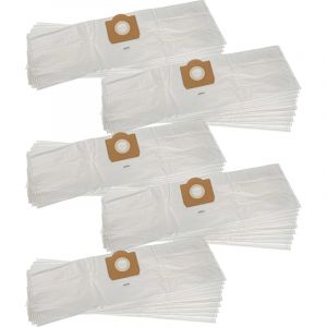 Vhbw 50x Sacs compatible avec Rowenta Collecto, Bully, Jazz, Booly RO 1521 aspirateur - microfibre non tiss&eacute;e, 73cm x 21cm blanc
