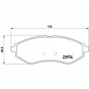 Image de Brembo 4 plaquettes de frein P24048