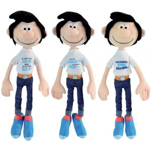 Jemini Gaston Lagaffe - Lot de 3 peluches +/- 30 cm - 3 Messages