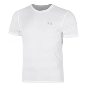 Under Armour Velociti Maillot de course Hommes-blanc, argent, Taille L