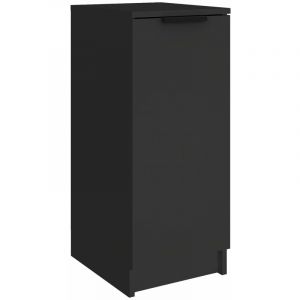 VidaXL Armoire à chaussures noir 30x35x70 cm bois d'ingénierie 811413