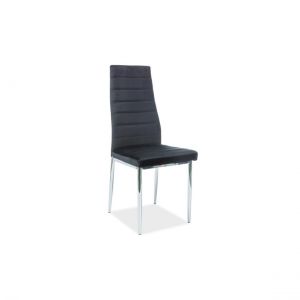 Signal Ac-Deco Chaise H261 - L 40 x l 38 x H 96 cm - Noir