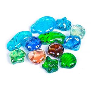 ARSUK Bille - Boulet - Calot - Boulard - Caille - MesBilles - 15 Billes plates Coeur Rayé Rouge - Bille forme en verre 12PC JEUX D'E