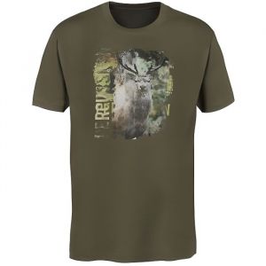 T-shirt s&eacute;rigraphi&eacute; cerf PERCUSSION
