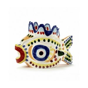 Serax Vase Sicily 1 / 28,5 x 20,5 x H 38,5 cm - Peint main multicolore en céramique