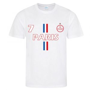 Maillot De Foot Enfant "Esprit Paris" &ndash; T-Shirt Sportif Respirant N&deg;7